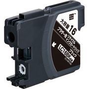 互換リサイクルインクカートリッジ ブラザー LC16BK ブラック(顔料) ECI-BR16B