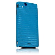 EPA02-001BL [Xperia arc（エクスペリア　アーク）SO-01C用メッシュラバーコーティングケース（ブルー）]