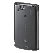 PDA-XP3BK [Xperia arc（エクスペリア アーク） 用TPUセミハードケース 液晶保護フィルム付 ブラック]