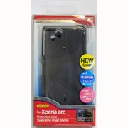 RSXARCPC-BK [Xperia arc用クリアケースブラック]