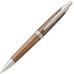 油性ボールペン PURE MALT（ピュアモルト） ボール径：0.7mm インク色：黒 本体色：ダークブラウン SS101522