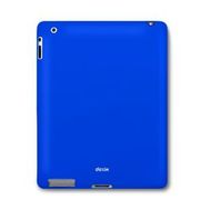 iPad2用 カラーシリコンスリーブケース ブルー DLA195L