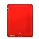 iPad2用 カラーシリコンスリーブケース レッド DLA195R