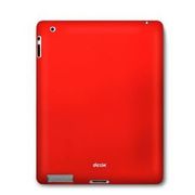 iPad2用 カラーシリコンスリーブケース レッド DLA195R