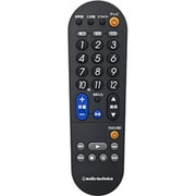 テレビ&DVD/BDプレーヤー再生専用リモコン ブラック ATV-572D BK