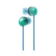 ステレオミニヘッドホン アクアブルー HA-FX18-A
