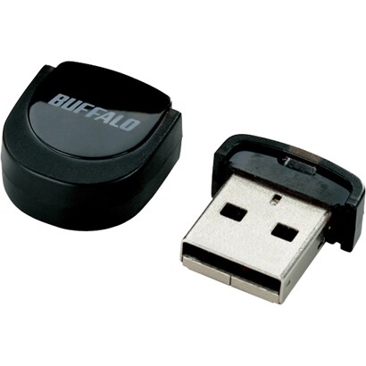 USBメモリ USB2.0対応 極小 2GB ブラック RUF2-PS2GS-BK