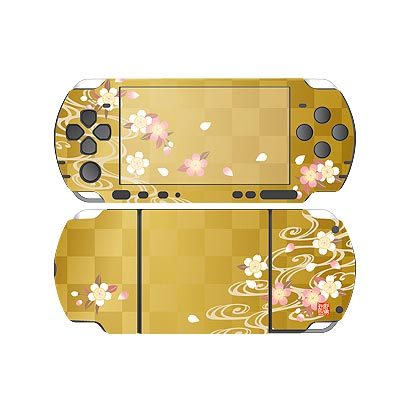 WSB0015 [和彩美-WaSaBi- 彩装飾シート(流水に桜) PSP-3000用]