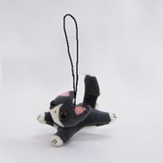 RS004 とんでるストラップ シロクロネコ