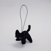 RS031 おさんぽストラップ クロネコ