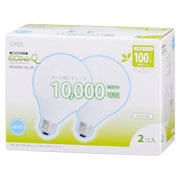 電球形蛍光灯 E26口金 100W電球タイプ 昼光色 エコデンキュウ G25形（20W） 2個入り EFG25ED/20-2P