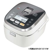 スチームIH炊飯器（1升炊き） 銀シャリ竈(かまど)炊き ホワイト SR-SX181-W