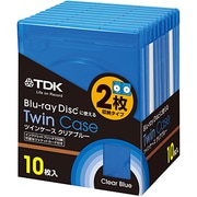 Blu-rayメディアトールケース スタンダード ツインタイプ 12mm 10枚入り CASE-BD2B10A