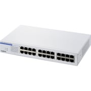 LAN-SW24P/HGW [100BASE-TX対応 24ポートスイッチングハブ メタル筐体 電源内蔵タイプ]