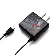 RX-DNYAC485MKY microUSB用AC充電器 ミッキー