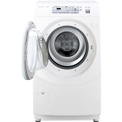 ななめ型ドラム式洗濯乾燥機（9.0kg） 左開き・ブルー系 プラズマクラスター搭載 ES-V220-AL