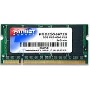 自作パソコン用メモリ PC2-5300(DDR2-667) 2GB PSD22G6672S