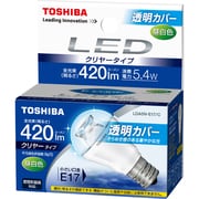 LED電球 小形球形 昼白色相当 E17口金 420lm クリヤータイプ E-CORE（イー・コア） LDA5N-E17/C