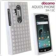 ブロックシリコンケース [AQUOS PHONE SH-12C用 ホワイト]