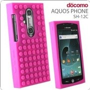 ブロックシリコンケース(SH-12C/) [AQUOS PHONE SH-12C用 HPK]