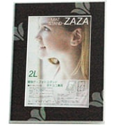 ZAZAマット2L ハナ ホワイト+ブラック ZAZAマット2L 花 ホワイト+ブラック