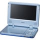 ポータブルDVDプレーヤー ブルー BDP-1735L