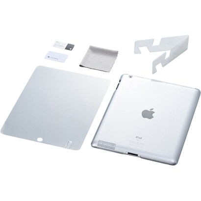 iPad 2用クリスタルカバーセット “Simplism Crystal Cover Set for iPad 2” クリスタルクリア TR-CCSIPD2-CC