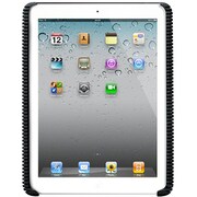 iPad 2用シリコンジャケット+プラスティックスタンド ブラック IPAD2HOLDERBLK