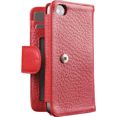 SNA-WALLETB-IP4-RD [iPhone 4用]