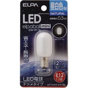 LDT1N-G-E12-G100 [LED電球 ナツメ球形 E12口金 昼白色 18lm LED elpaball mini エルパボｰル ミニ]