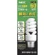 電球形蛍光灯 コスモボール E26口金 3波長形昼白色 D15形（12W） EFD15EN/12-C5