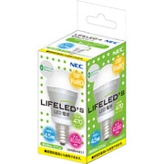 LED電球 E17口金 昼白色相当 470lm 密閉器具対応 LIFELED’S LDA5N-H-E17