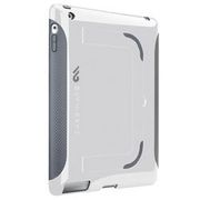 CM013586 iPad2用 シームレスハイブリッドタフケース ポップ ブラック/ホワイト