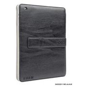 iPad2用 フリップレザーケース ヴァーサント ブラック CM013826