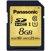 SDHCカード CLASS10 8GB UHS-I対応 RP-SDU08GJ1K