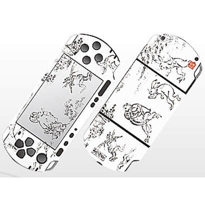 WSB0307 [和彩美-WaSaBi- 彩装飾シート(鳥獣戯画：戯れ) PSP3000用]