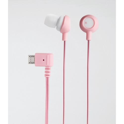 EHP-MBIN104PNL [microUSBイヤホン マイク無 ライトピンク]