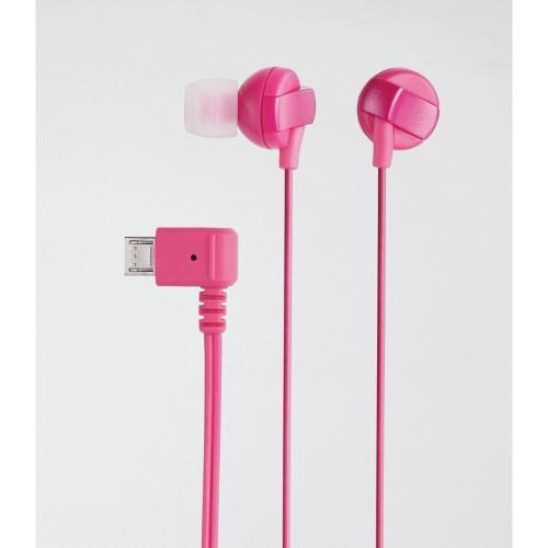 EHP-MBIN102PN [microUSBヘッドホン マイク無 ピンク]
