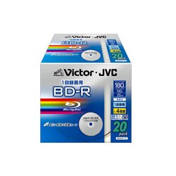 録画用BD-R 追記型 1-4倍速 25GB 20枚 インクジェットプリンター対応 BV-R130KM20