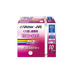録画用BD-RE 書き換え型 1-2倍速 25GB 10枚 インクジェットプリンター対応 BV-E130KW10