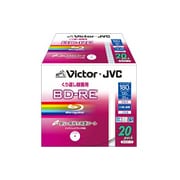 録画用BD-RE 書き換え型 1-2倍速 25GB 20枚 インクジェットプリンター対応 BV-E130KW20