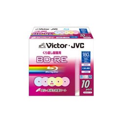 録画用BD-RE 書き換え型 1-2倍速 25GB 10枚 インクジェットプリンター対応 カラーミックス BV-E130KP10