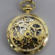 懐中時計 ゴールド スケルトン BTY-4058-GP