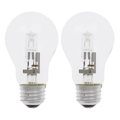白熱電球 ハロゲンランプ E26口金 100V 60W形（45W） クリア JD100V45W/P/L/2P