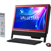 VALUESTAR Nシリーズ 20型ワイド液晶/HDD2TB/ブルーレイディスクドライブ クランベリーレッド PC-VN770ES6R