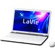 Lavie S シリーズ 15.6型ワイド液晶/HDD750GB/ブルーレイディスクドライブ エクストラホワイト PC-LS550ES6W