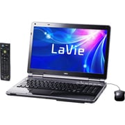 Lavie L シリーズ 15.6型ワイド液晶/HDD640GB/DVDスーパーマルチドライブ クリスタルブラック PC-LL370ES6B
