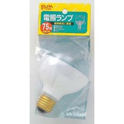 白熱電球 電照ランプ E26口金 100V 75W形 クリア G-116H