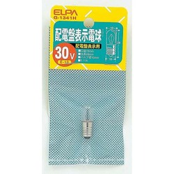 白熱電球 配電盤表示電球 E10口金 30V 3.3W クリア G-1341H
