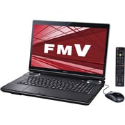 LIFEBOOK NH77/DD 17.3型ワイド液晶/HDD750GB/ブルーレイディスクドライブ ビターブラック FMVN77DD